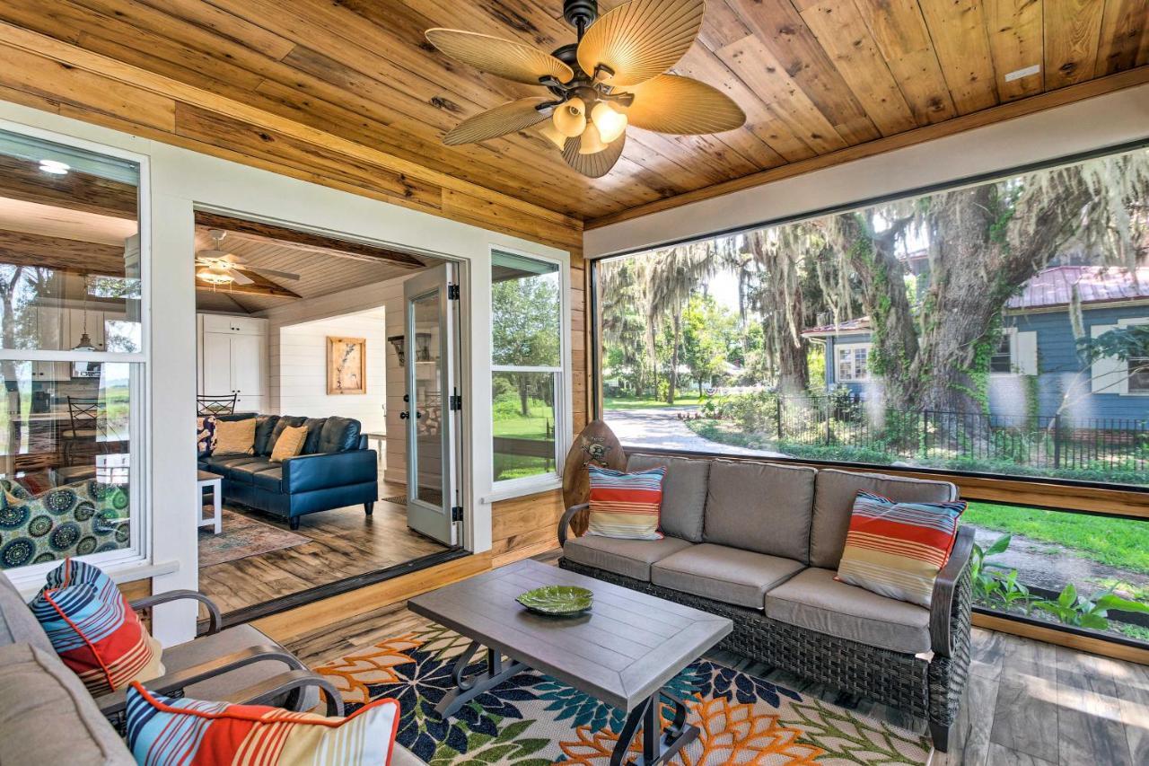 Riverfront Darien Cottage With Private Dock! Exterior photo